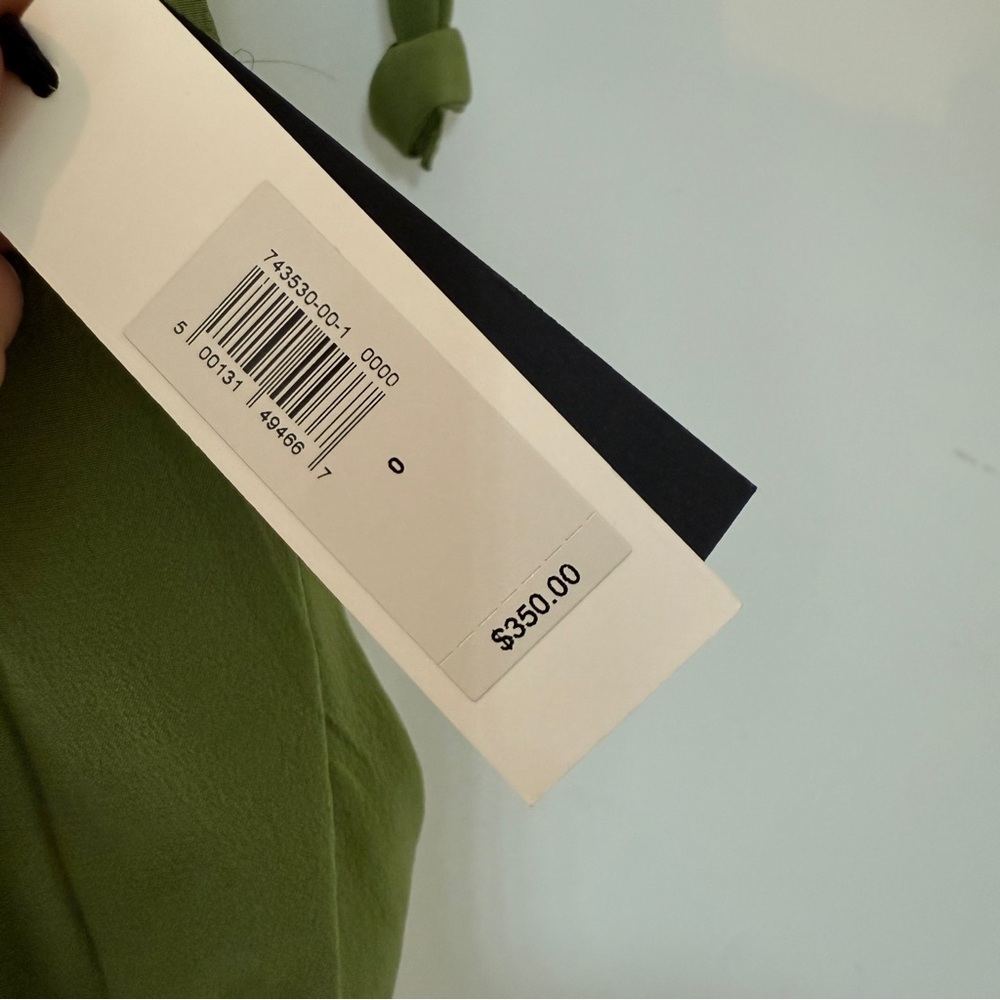 NEW Banana Republic Elegant Green Halter Dress - Picture 7 of 8